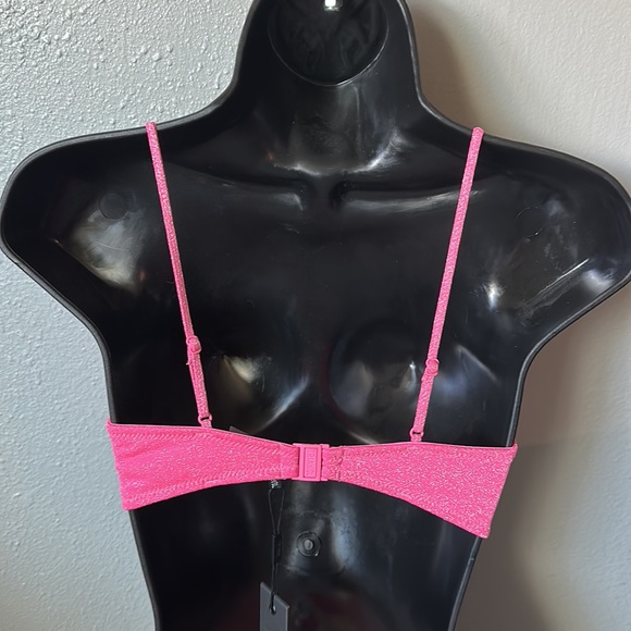 Pink sparkle bathing suits tops only - Picture 3 of 6